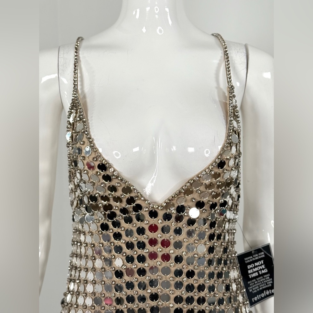 Retrofete Airalyse Embellished Dress Size M — image 8 of 8